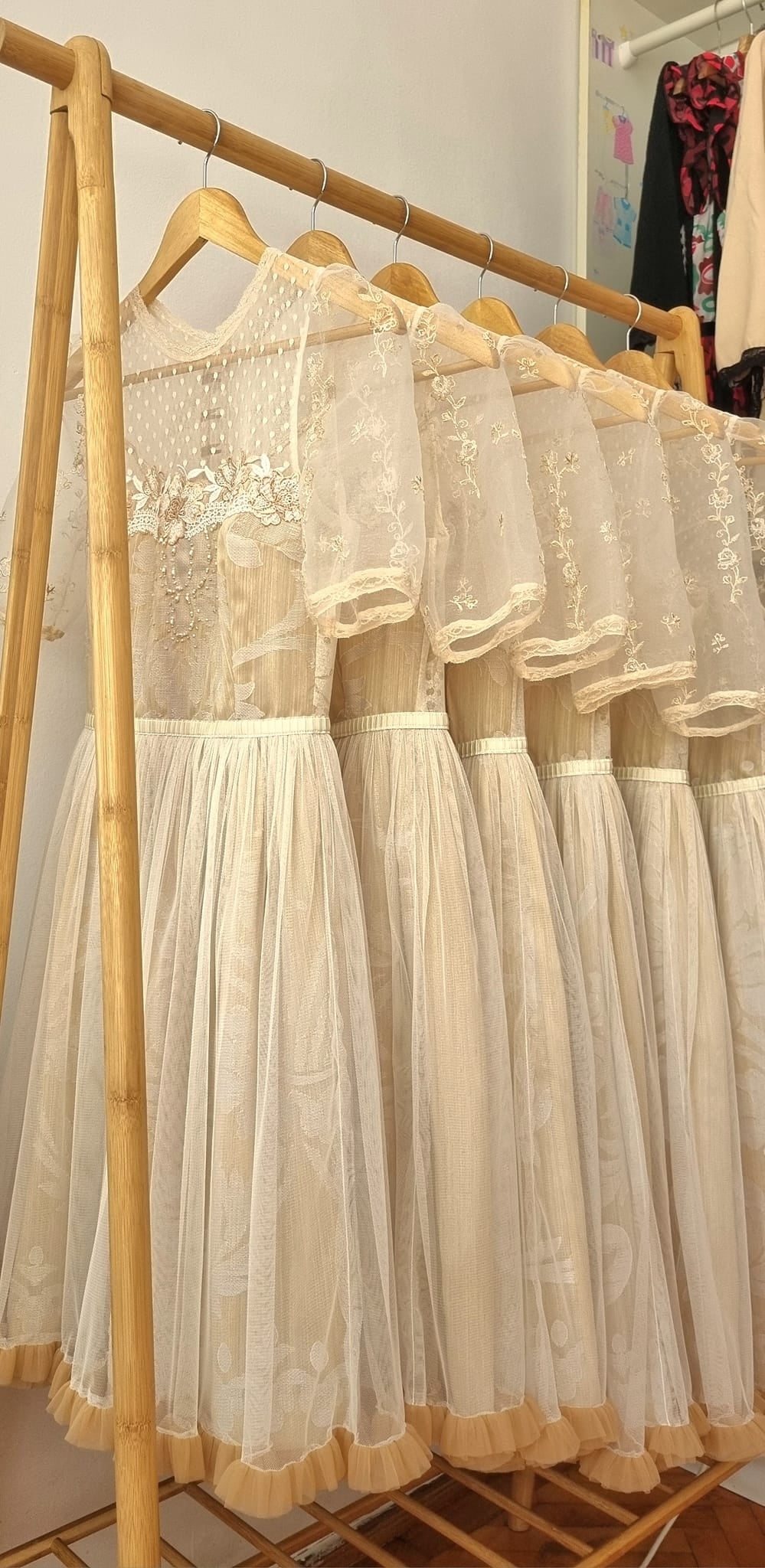 DAPHNE Cream Dress