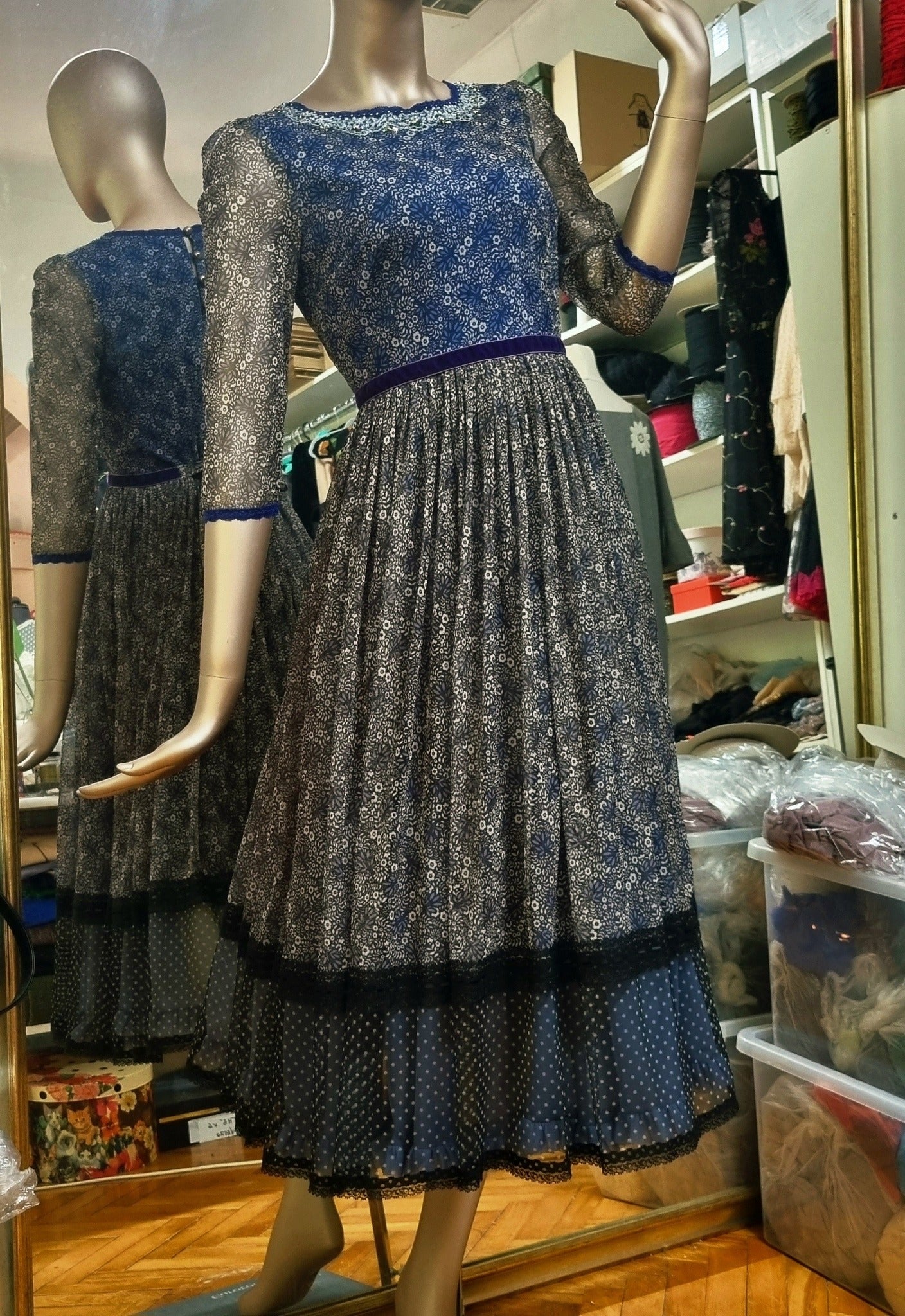 Blue Dahlia Dress