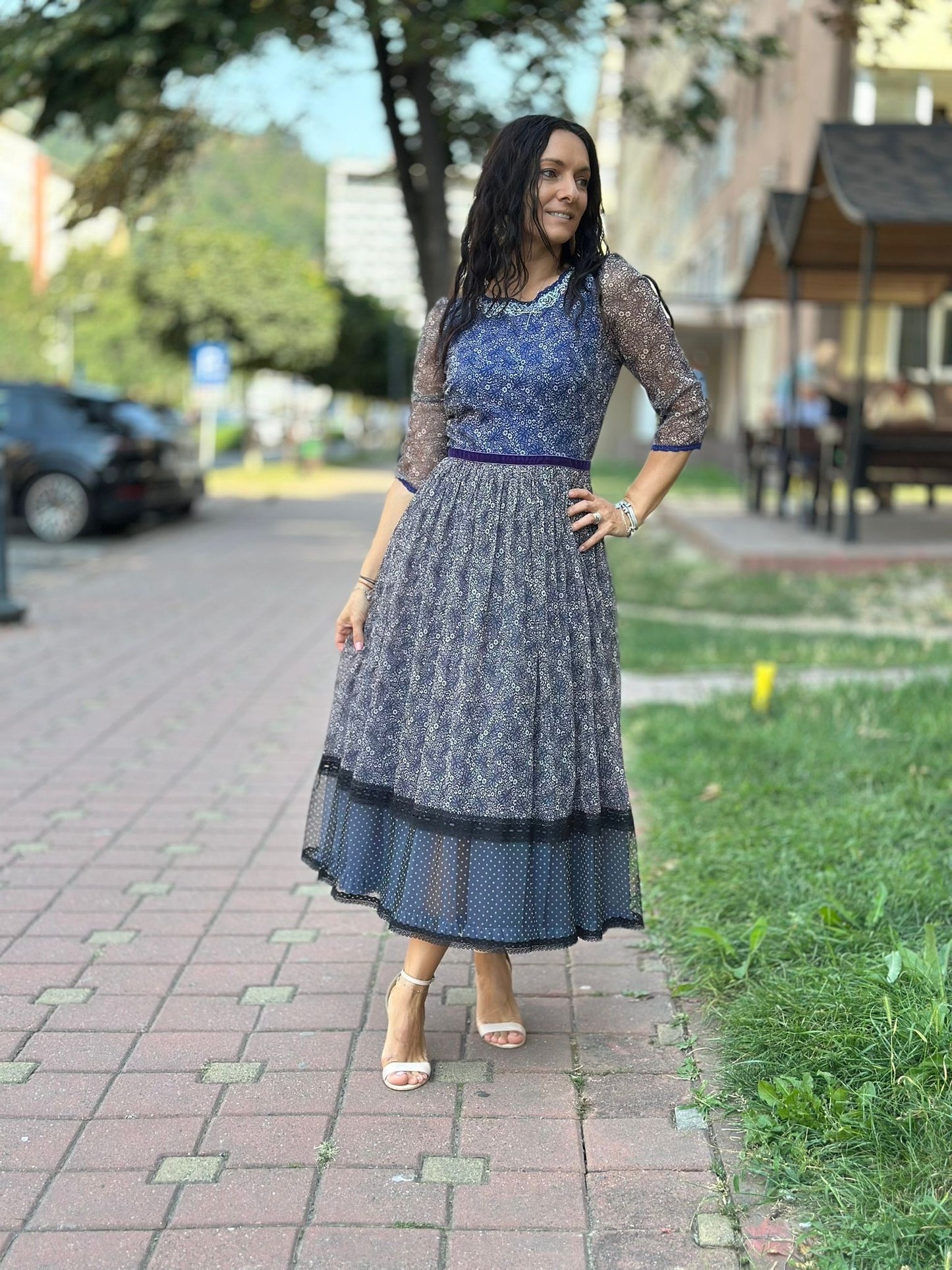 Blue Dahlia Dress