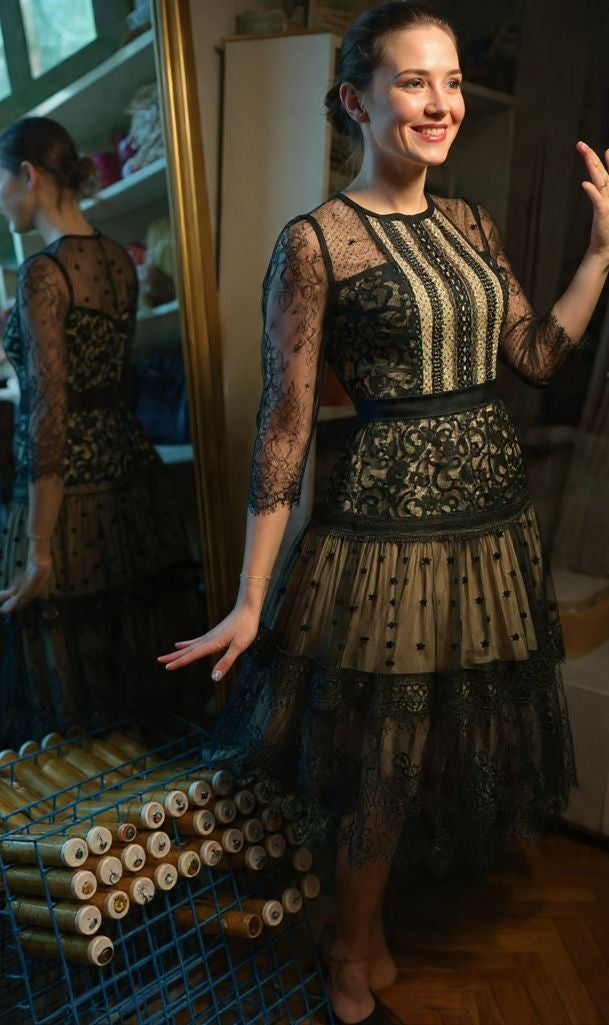 Black Lace Dress