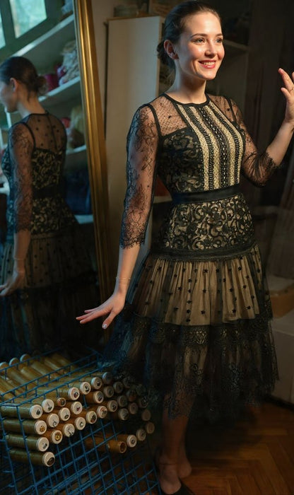 Black Lace Dress