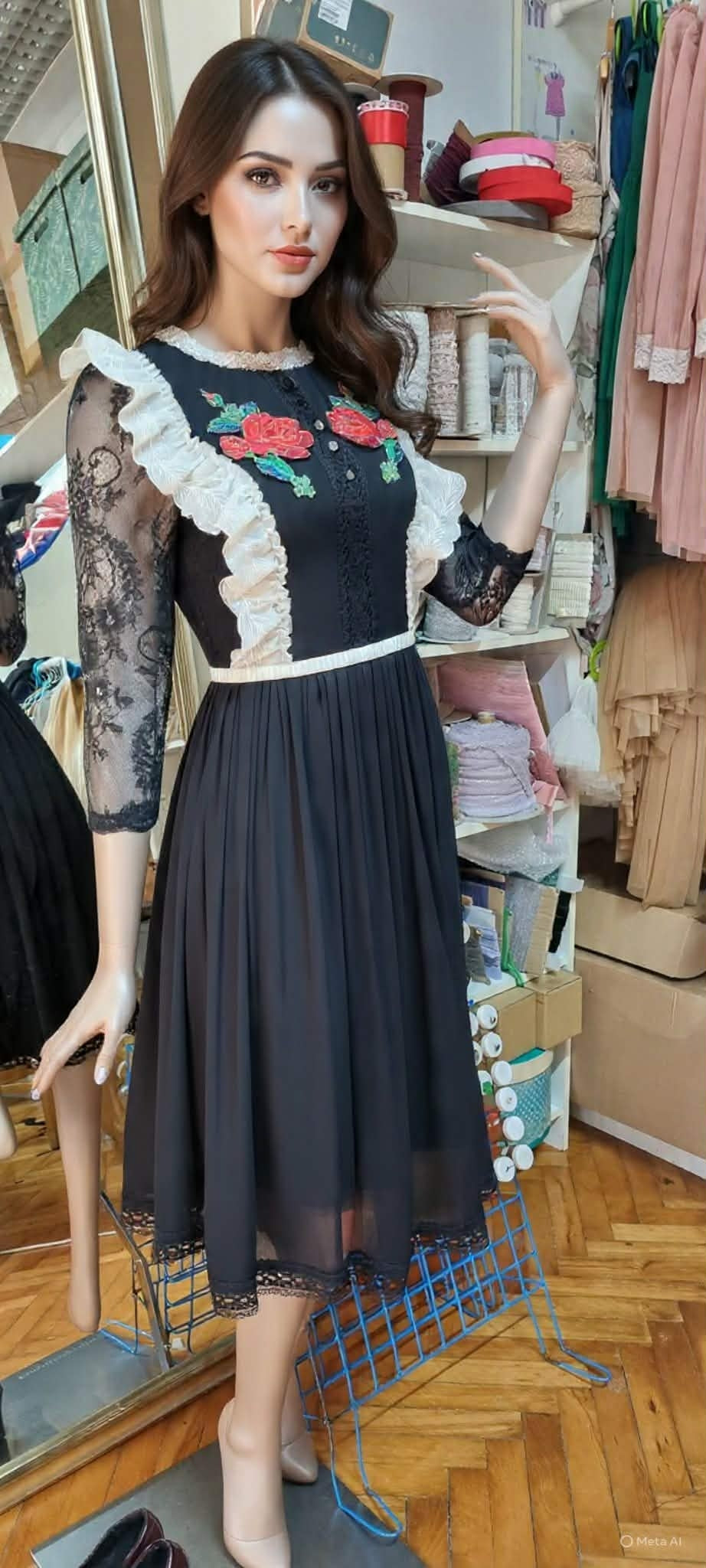 MADELEINE Black Dress