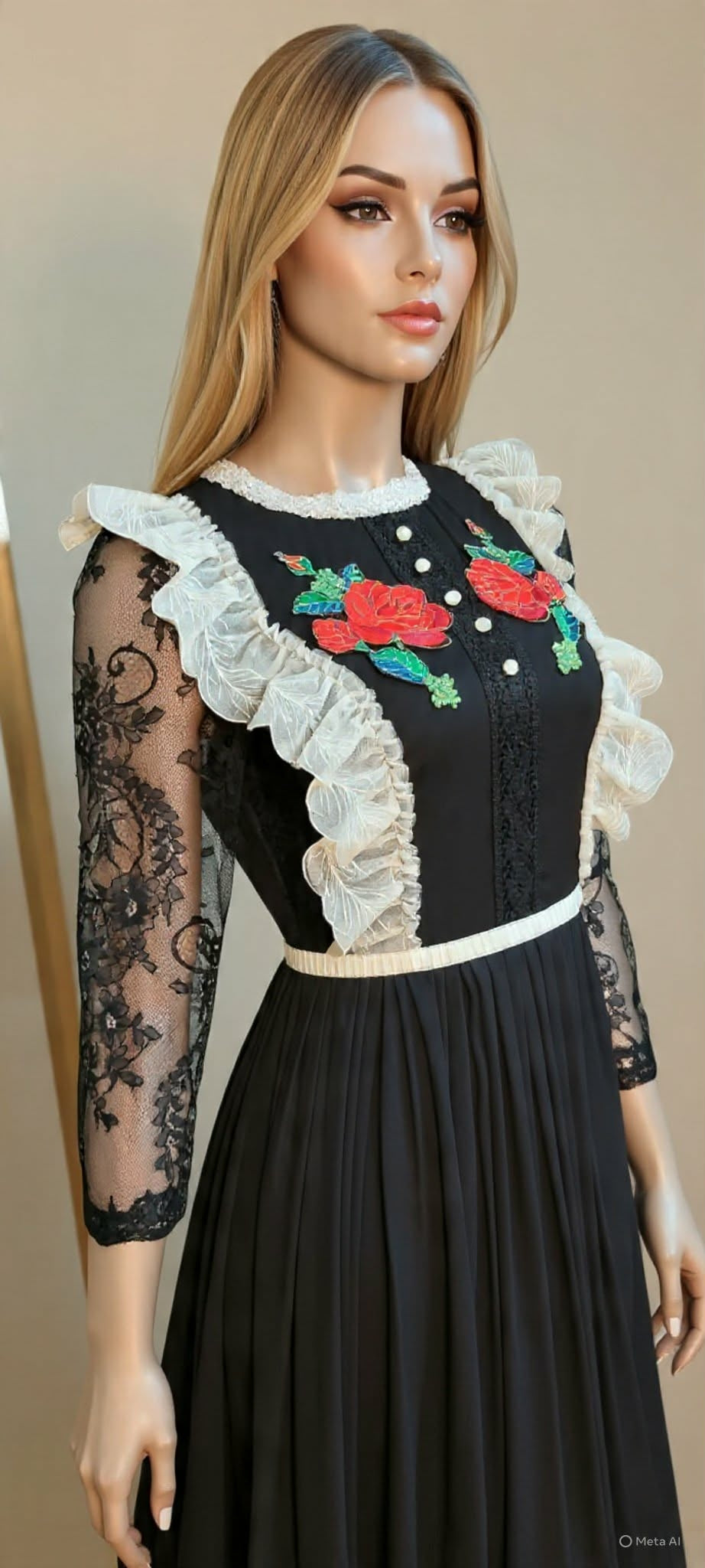 MADELEINE Black Dress