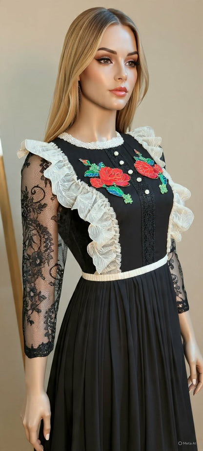 MADELEINE Black Dress