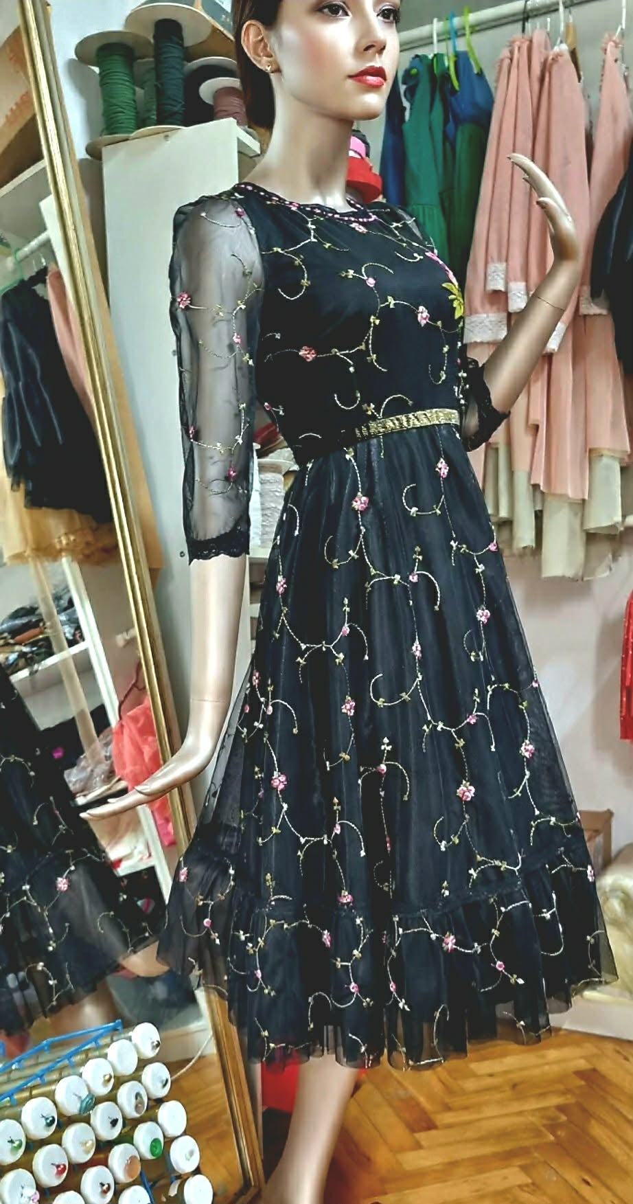 Black ECLIPSE ROSE Dress