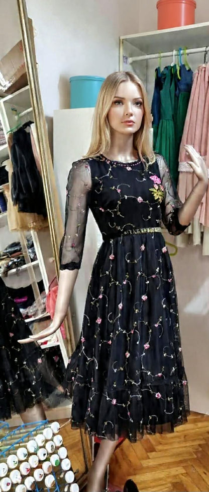 Black ECLIPSE ROSE Dress