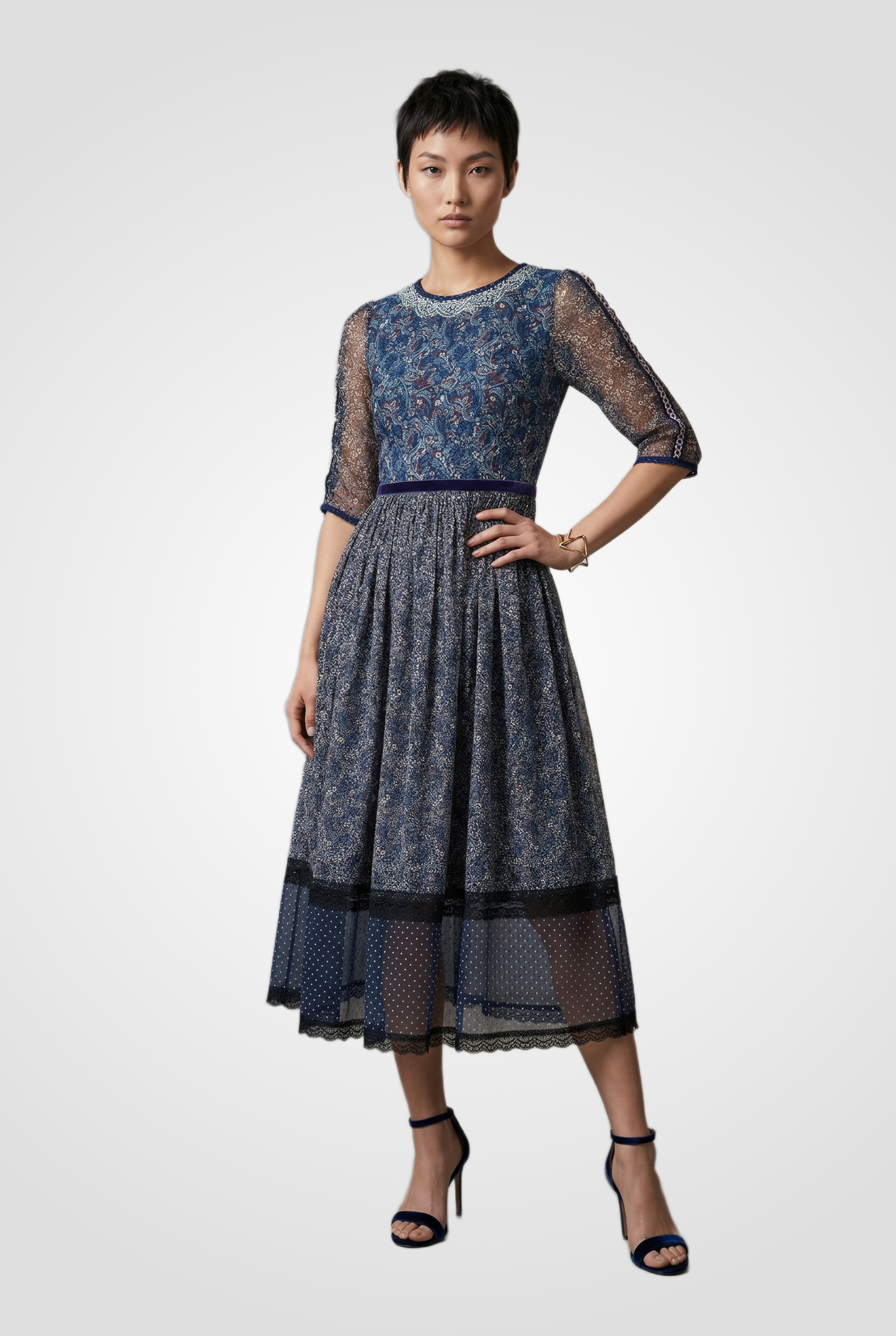 Blue Dahlia Dress