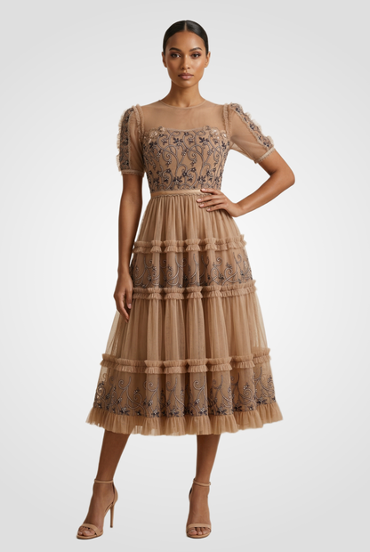 CARAMEL Beige Dress