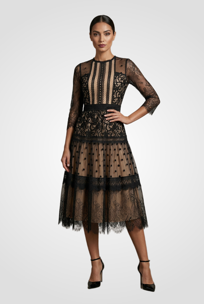 Black Lace Dress