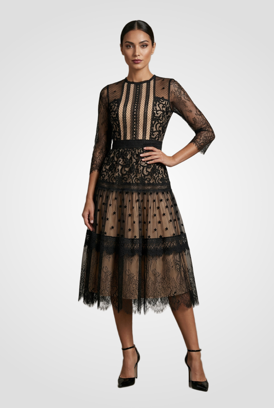 Black Lace Dress